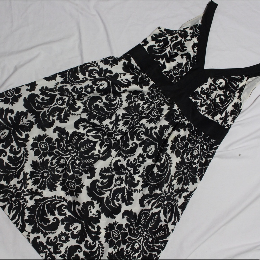 Black and White Loft Dress